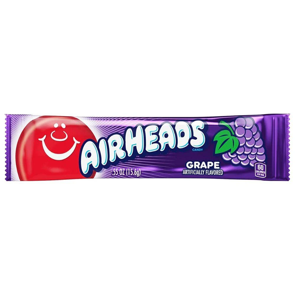 Airheads Grape, Traubenzuckerbonbon mit 16g