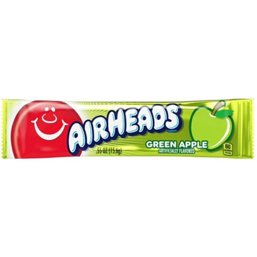 Airheads Green Apple, grüner Apfelbonbon 16g