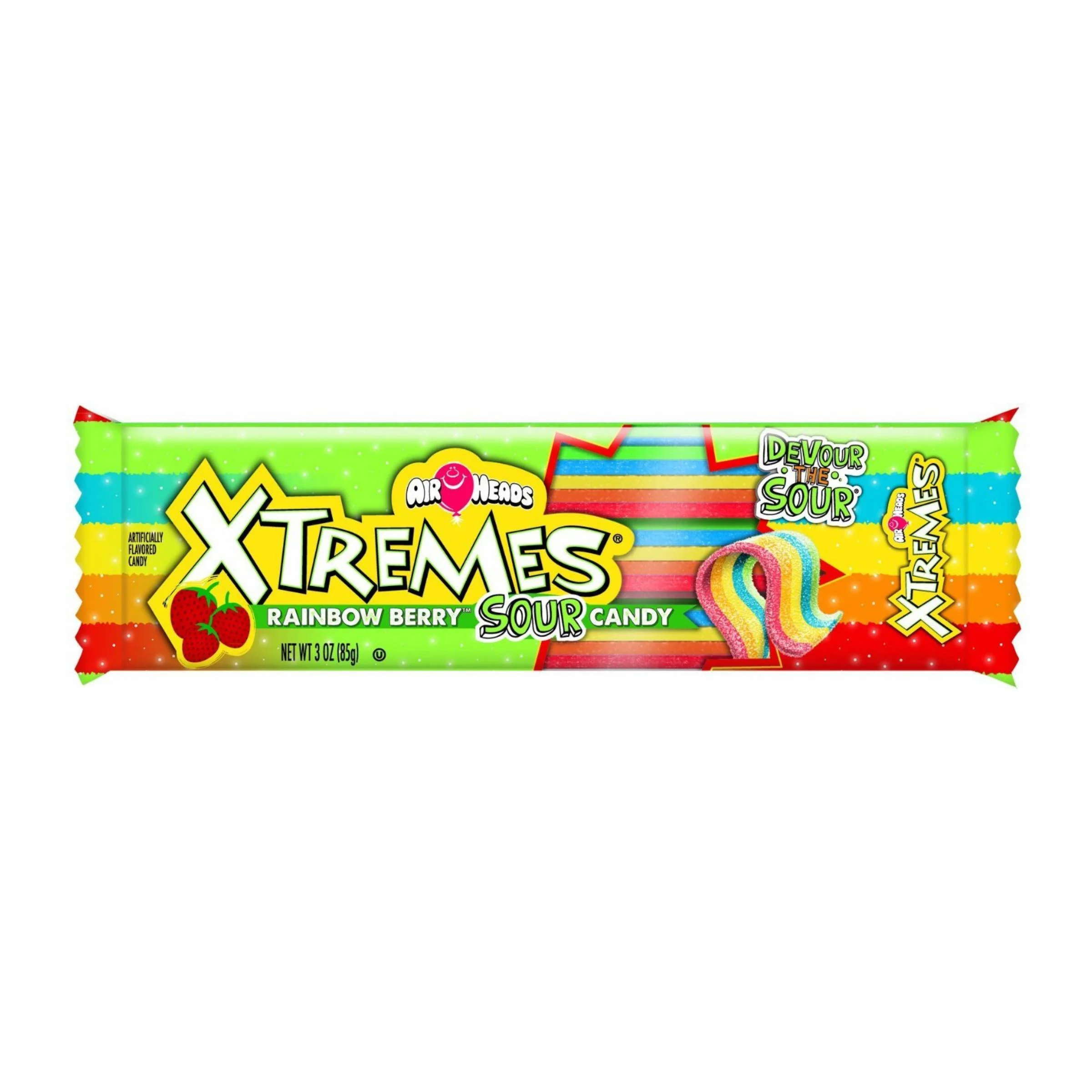 Airheads Xtremes Candy Rainbow Berry, Fruchtbonbons 57g