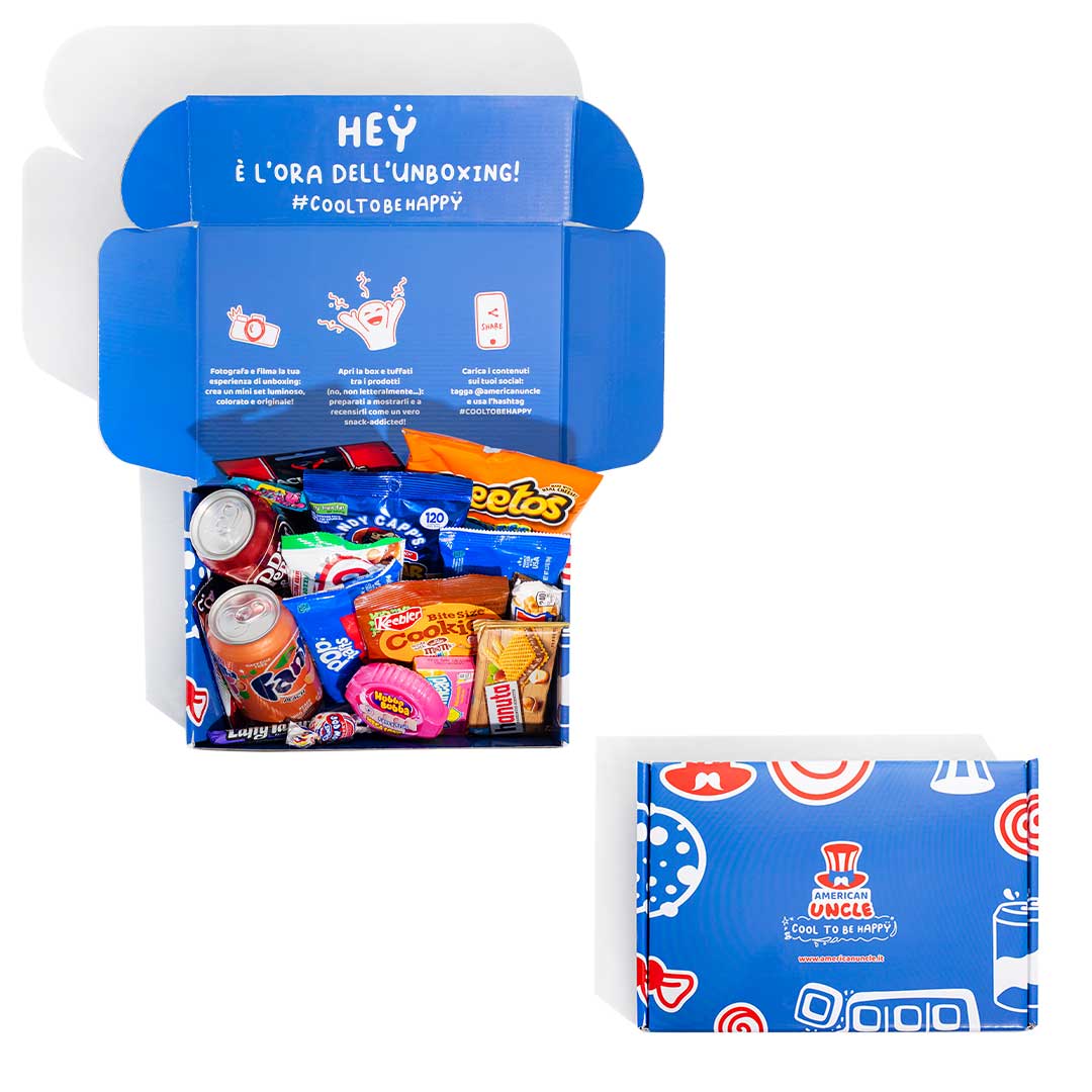 Americanbox aus mindestens 20 Produkten: süß, salzig und Getränke  - Image 3