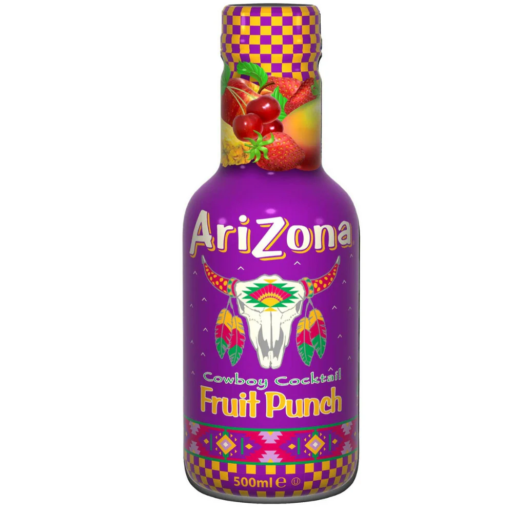 Arizona Cowboy Cocktail Fruit Punch, Fruchtmix-Getränk 500ml