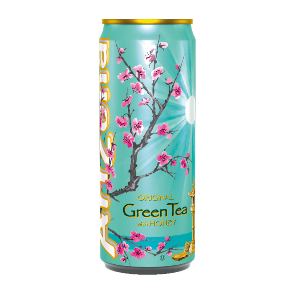 Arizona Grüner Tee mit Honig, grüner Tee mit Honig 330 ml