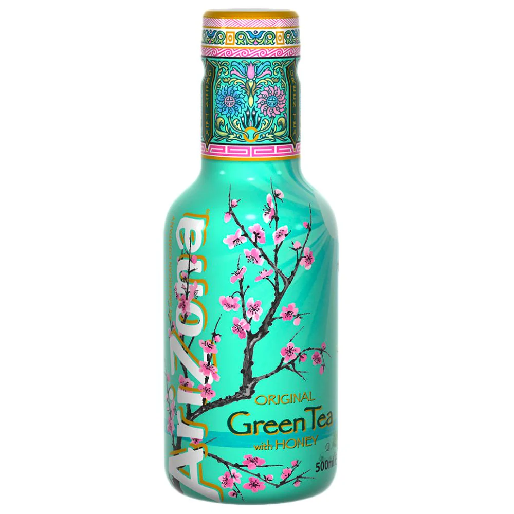 Arizona Green Tea with Honey, Grüner Tee mit Honig 500ml