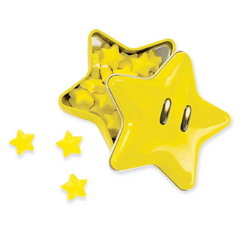 Boston America Nintendo Super Star, Fruchtbonbons in der Super Mario Sternform im 17g-Format