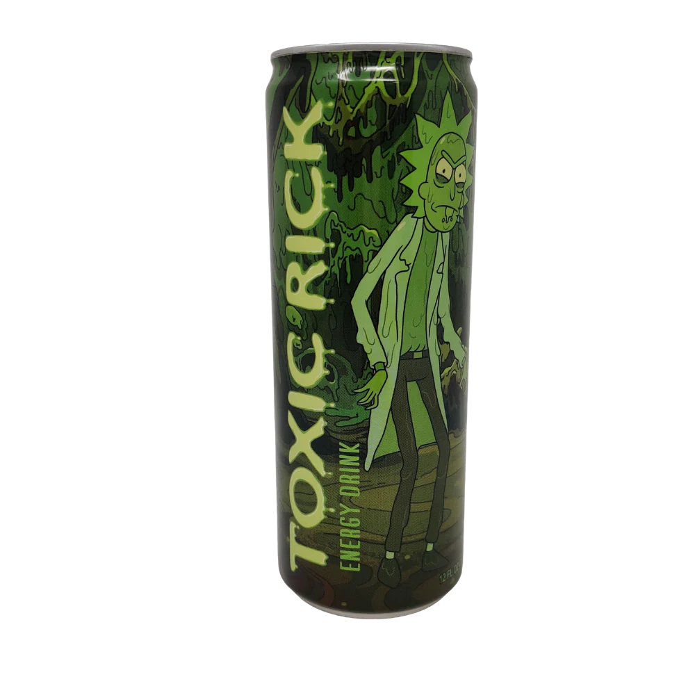 Boston America Toxic Rick Energy Drink, Frucht-Energydrink mit 355ml