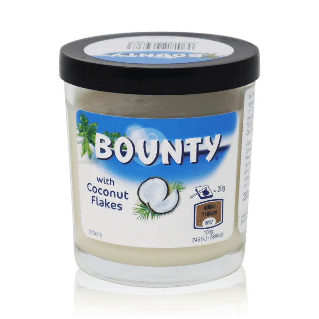 Bounty Spread mit Kokosflocken, streichfähige Kokoscreme in 200g