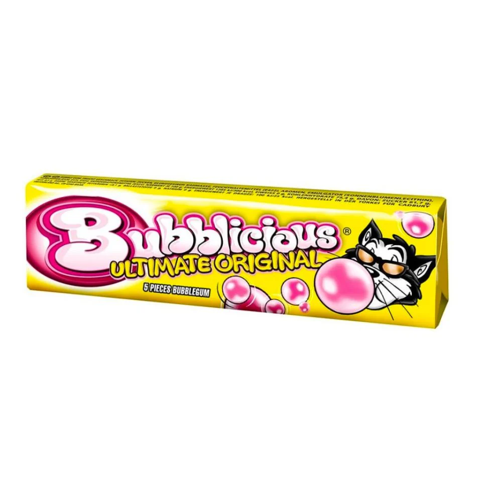 Bubblicious Bubblegum, fruchtiger Kaugummi mit 38g