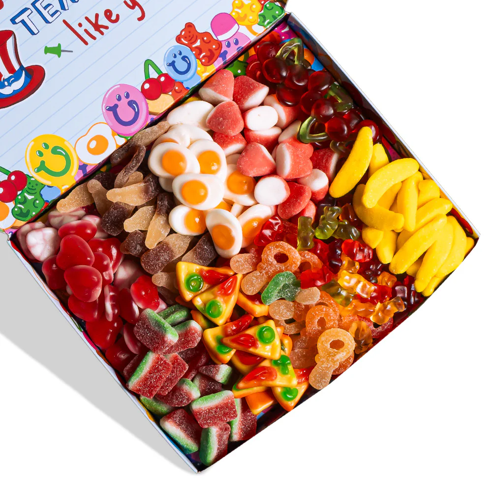 Wunnie box "Lehrer, du bist großartig", das Candy box zum Zusammensetzen mit den Lieblings-Gummibärchen der Lehrerin - Image 3