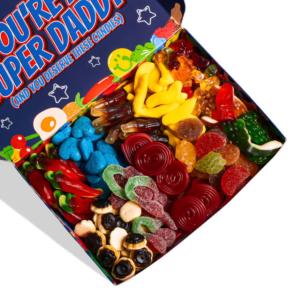 Wunnie box “Bester Papa”, das Candy box zum Zusammensetzen mit den Lieblings-Gummibärchen des Papas - Image 3
