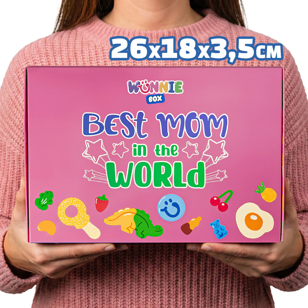 Wunnie box “Beste Mama”, der Candy box zum Zusammensetzen mit den Lieblings-Gummibärchen der Mama - Image 4