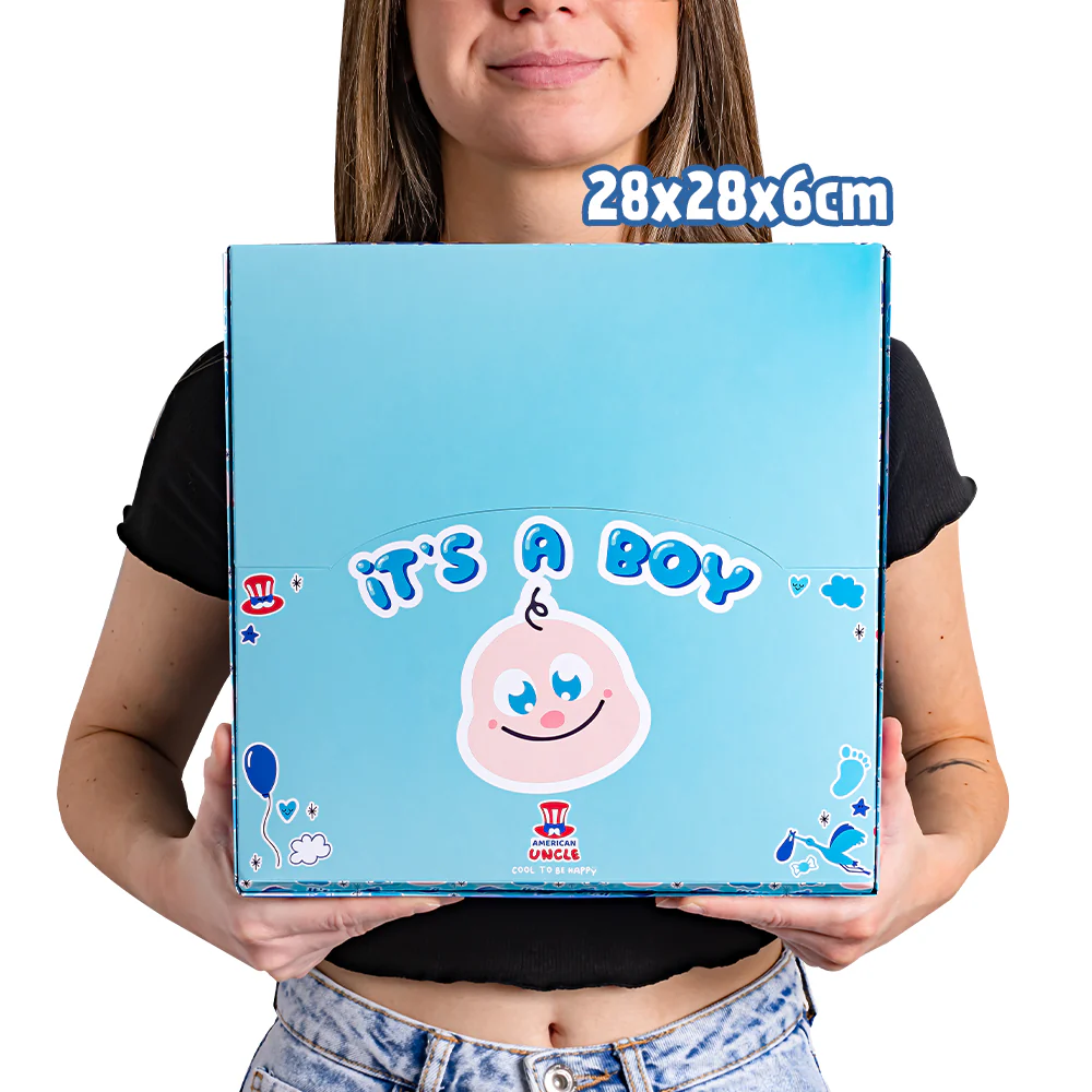 Candy Cube Kit “Es ist ein Junge”, Gummibärchenboxen zu 50g, ideal für die Babyparty oder Geburt (25, 50 oder 75 Stk.) - Image 6