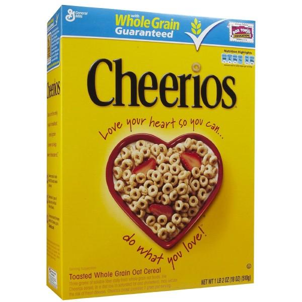 Cheerios Original Family Size, knusprige goldene Cerealien 510g