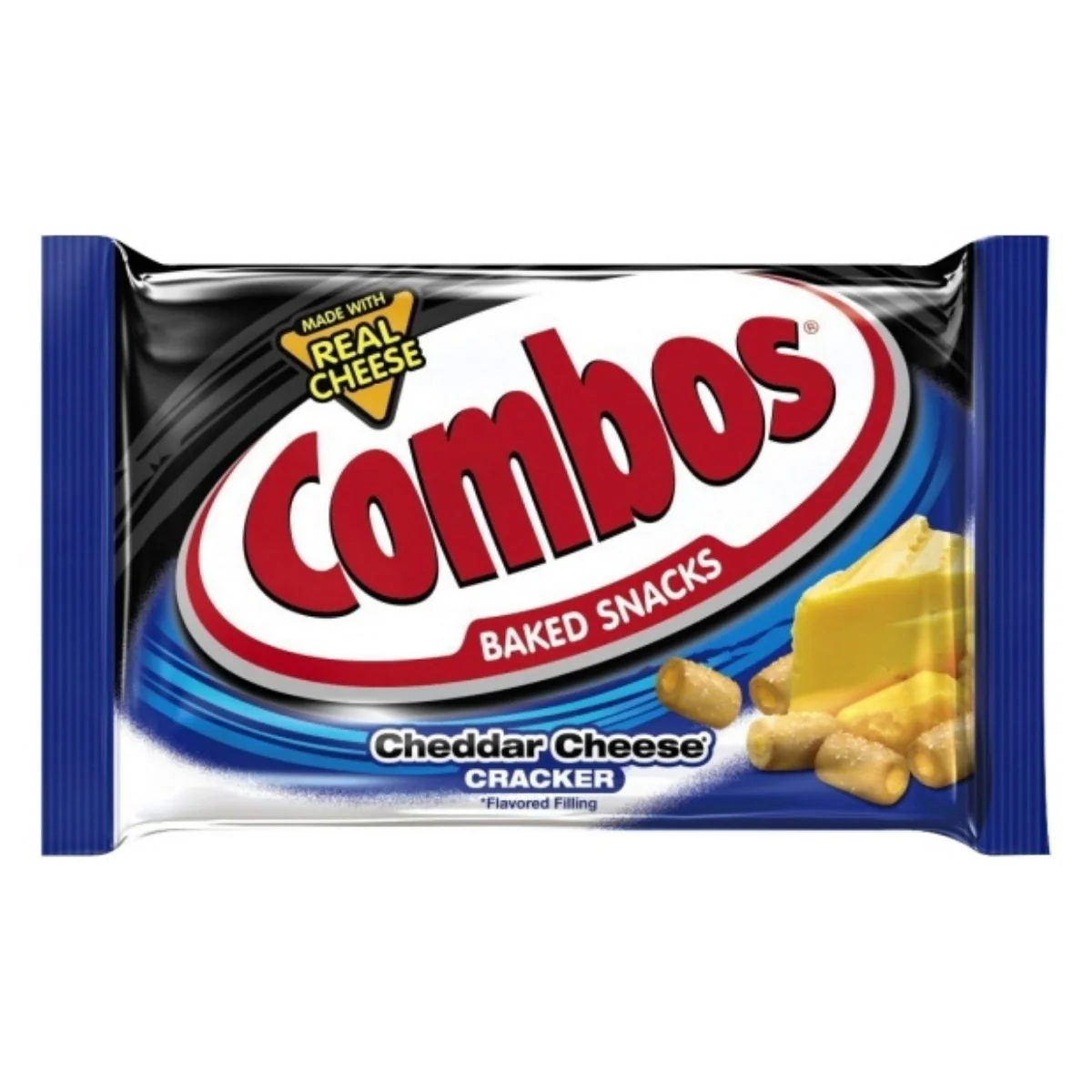 Combos Cheddar Cheese Cracker, Cheddar-Cracker 48g 