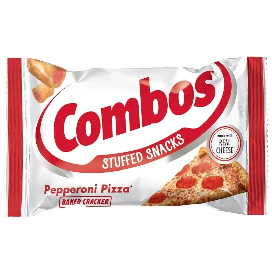 Combos Pepperoni Pizza Cracker, Cracker-Geschmack pizza mit scharfer Salami 48g