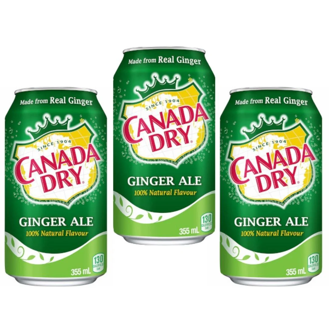 3 Canada Dry Ginger Ale, drei Dosen Ingwergetränk à 355 ml