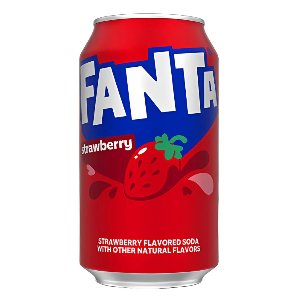 Fanta Strawberry, Erdbeergetränk in 355 ml