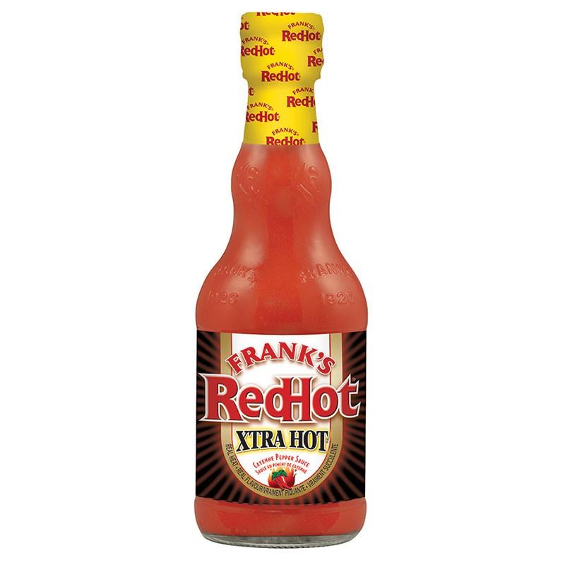 Frank's Red Hot Xtra Hot, Cayenne-Pfeffer-Scharfsauce mit 148 ml