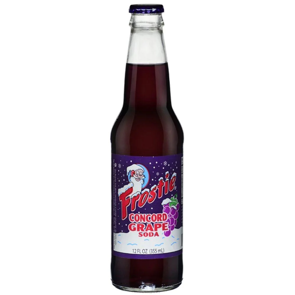 Frostie Concord Traubensoda, alkoholfreies Traubengetränk in 355 ml