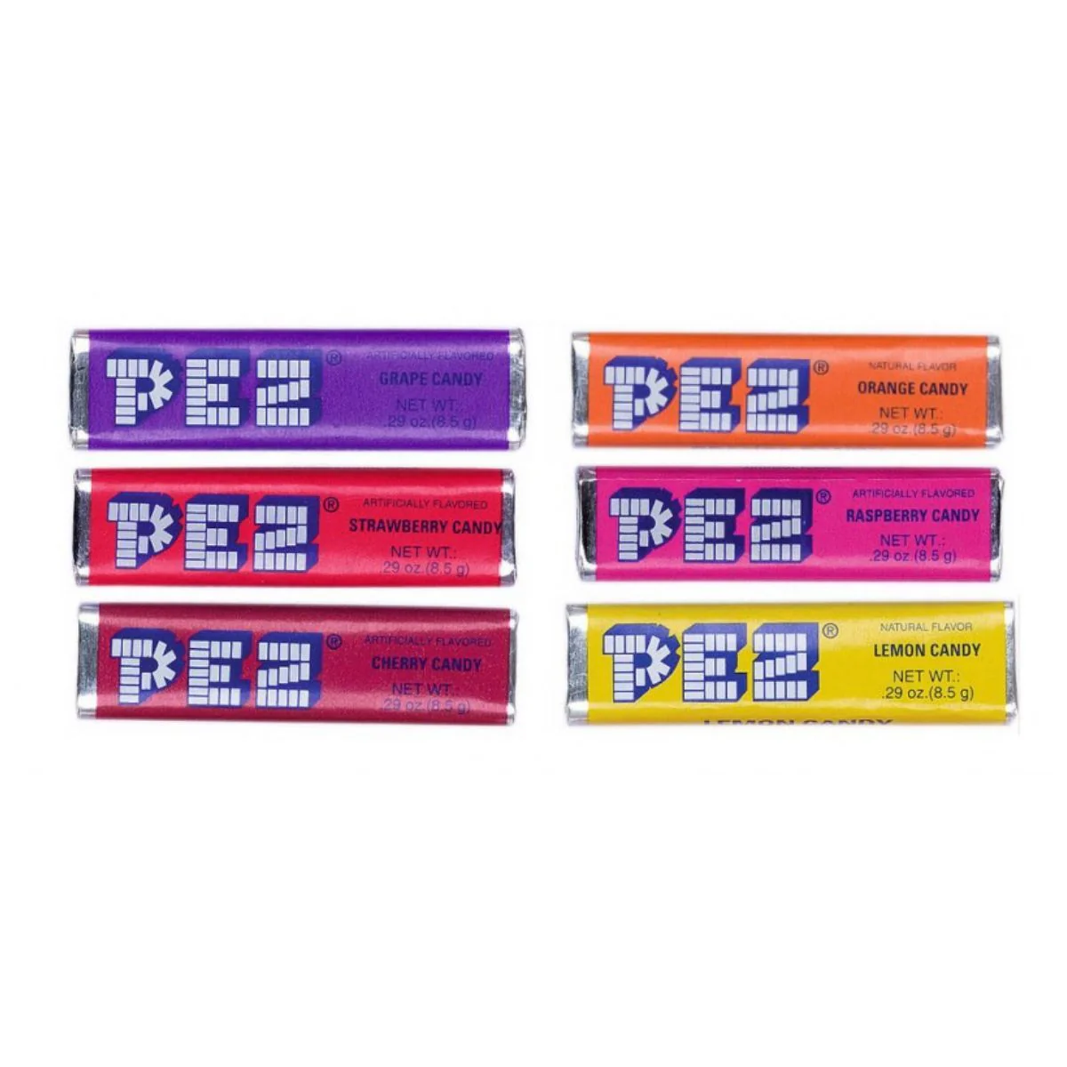 Fruit Pez Candy Refills, Nachfüllpackungen für Frozen-Spender mit 49g Süßigkeiten