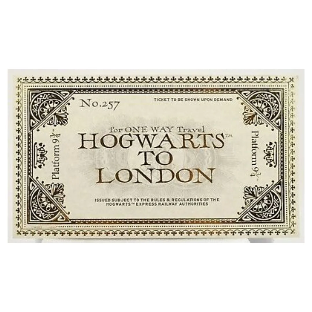 Harry Potter Hogwarts-Ticket, Schokoladentafel mit Puffreis 42g
