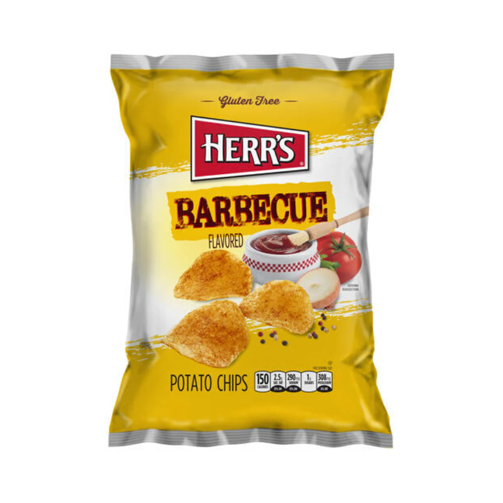 Herr's Barbecue Potato Chips, Barbecue-Chips aus 28g