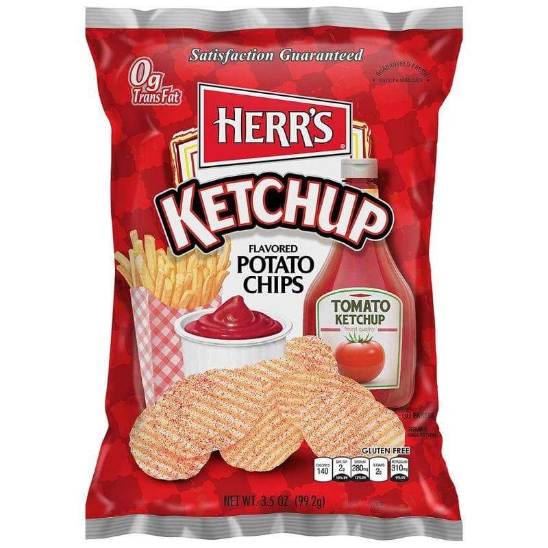 Herr's Ketchup Potato Chips, Ketchup-Chips im Maxi-Format