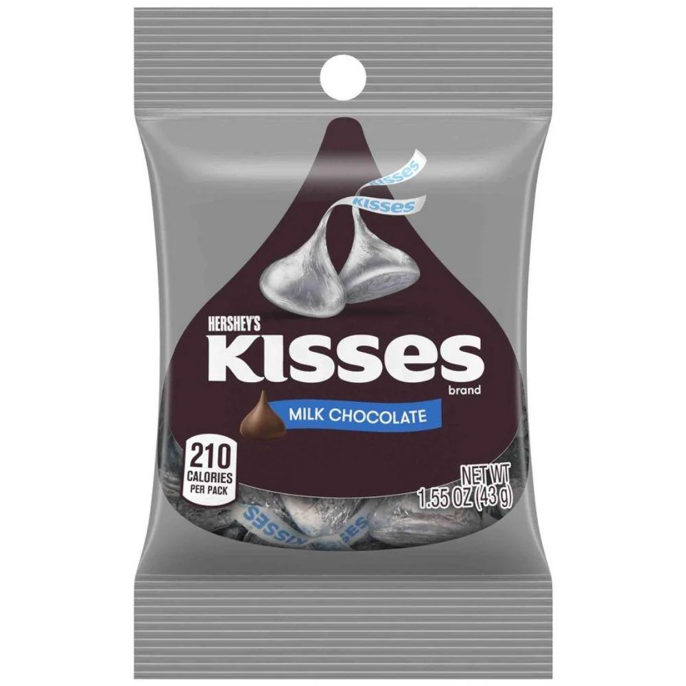 Hershey's Kisses Milchschokolade, Milchschokoladenpralinen von 43g