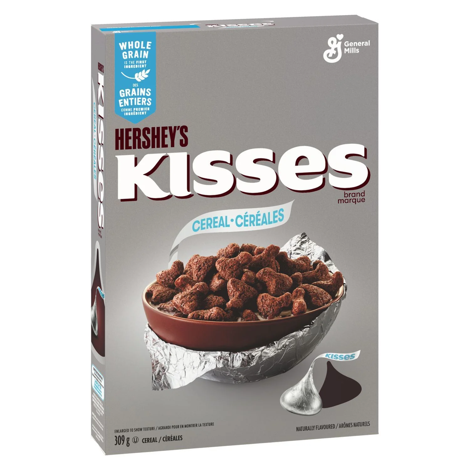 Hershey's Kisses Cereal, Hershey's Schokoladen-Cerealien mit 309 Gramm