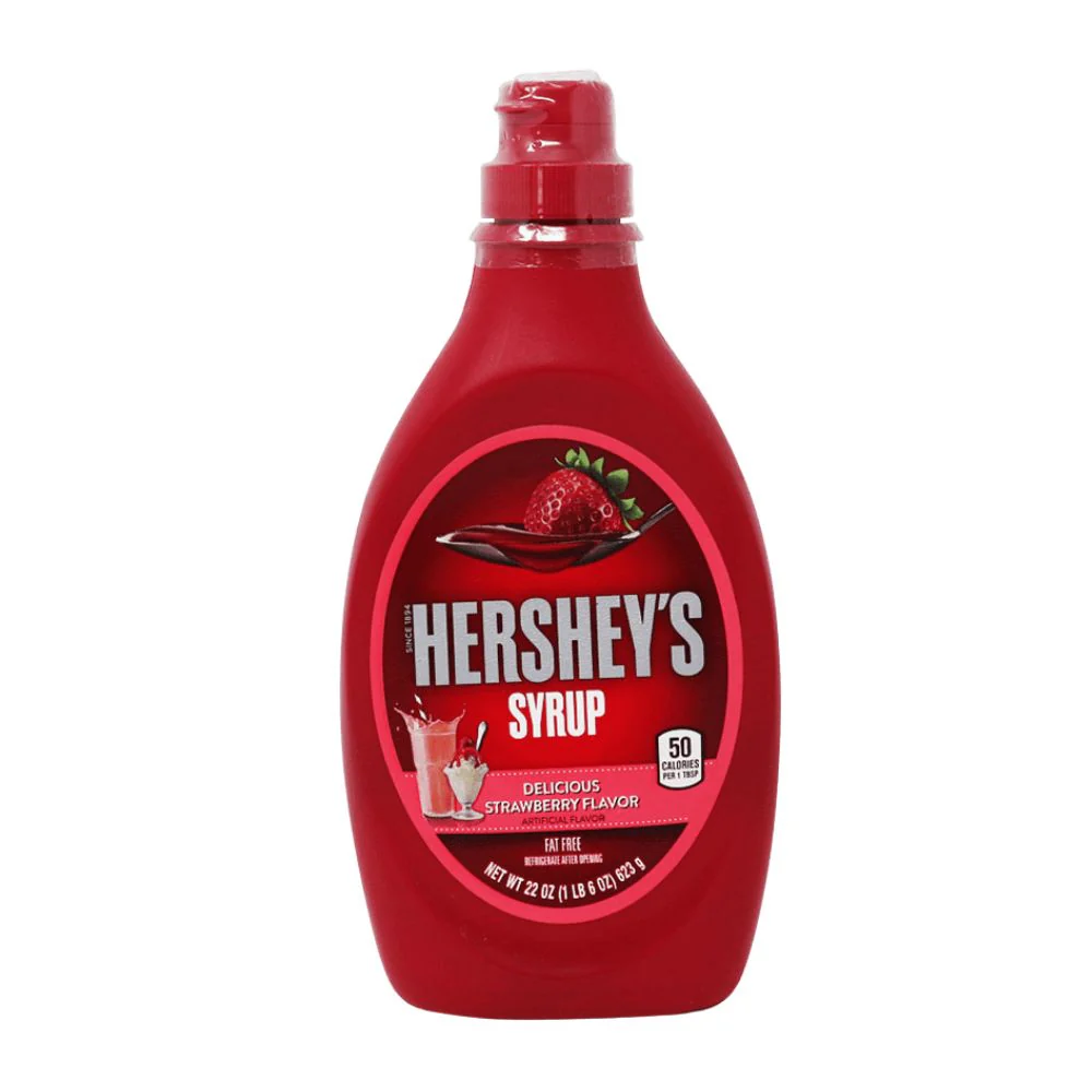 Hershey's Syrup Leckerer Erdbeergeschmack, Erdbeer-Topping mit 623g 