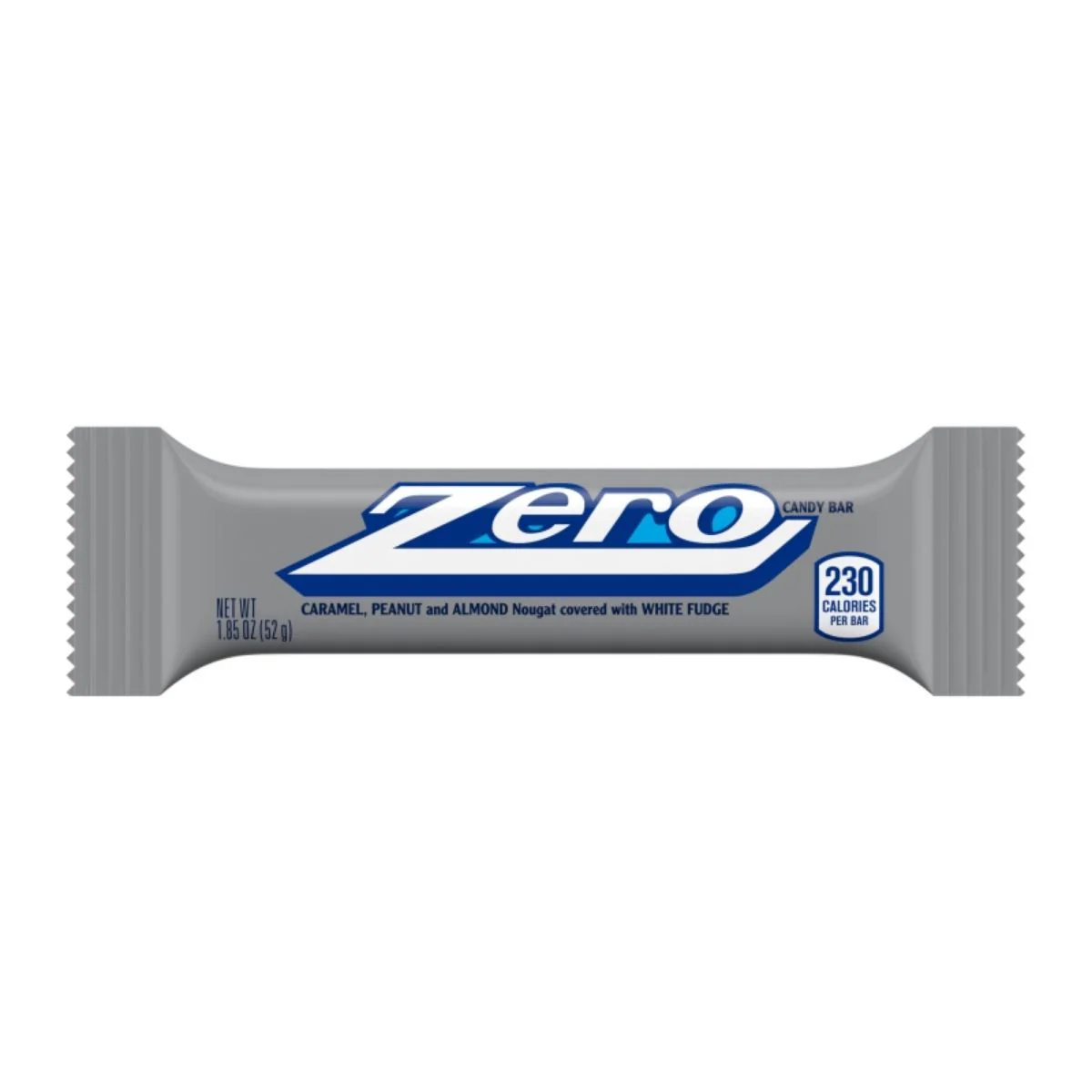 Hershey's Zero, weiße Schokoladenriegel mit Erdnüssen und Mandeln, 52g 