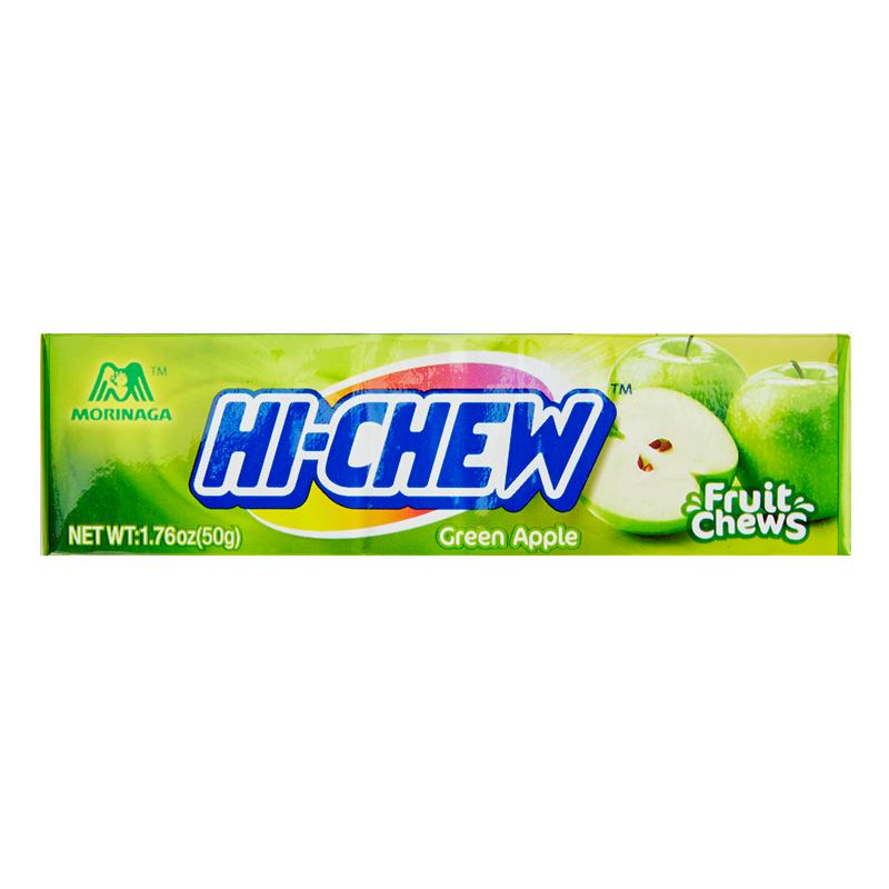 Hi-Chew Green Apple, Kaugummi mit grünem Apfelgeschmack, 50g