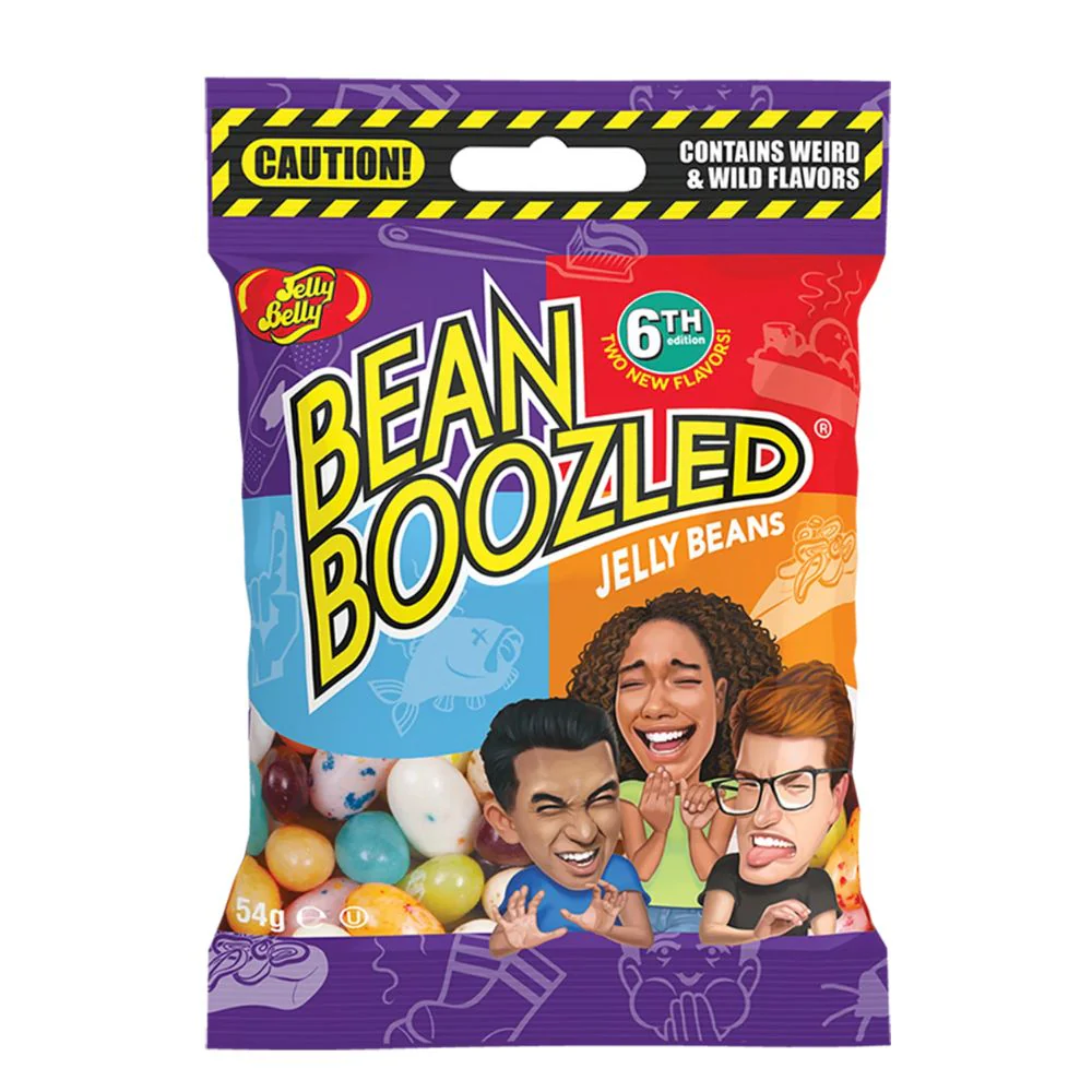 Jelly Belly Bean Boozled, Bonbons mit seltsamen Geschmacksrichtungen, 54g