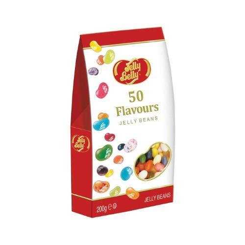 Jelly Belly 50 Geschmacksrichtungen Jelly Beans, Fruchtbonbons von 200g