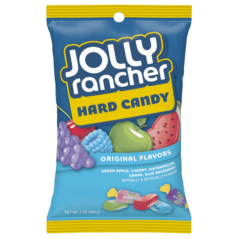 Jolly Rancher Hard Candy Original Flavors, Fruchtbonbons im 85g-Format