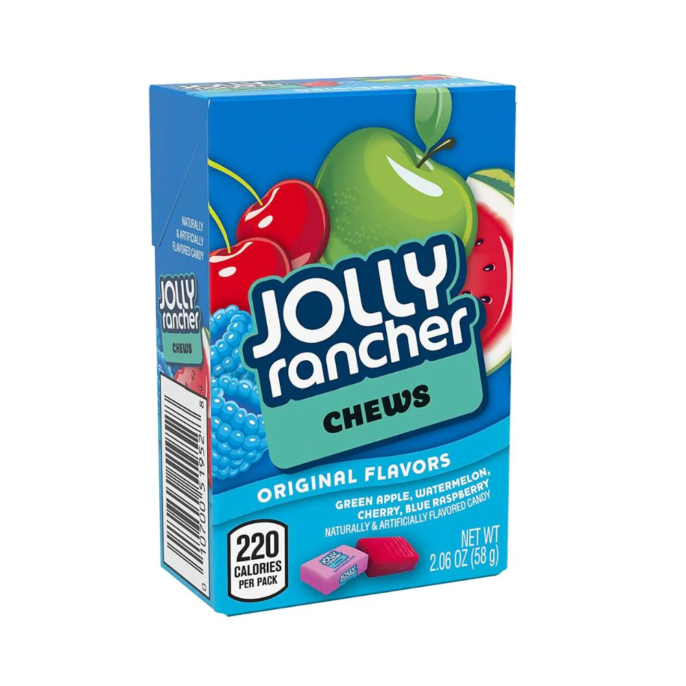Jolly Rancher Chews Original Fruit, Fruchtkaugummi mit 58g