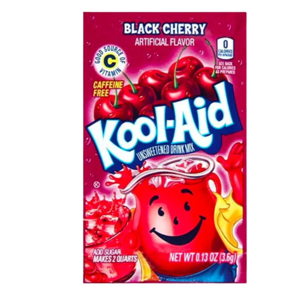Kool Aid Black Cherry, Kirschgetränkepulver 3,6g