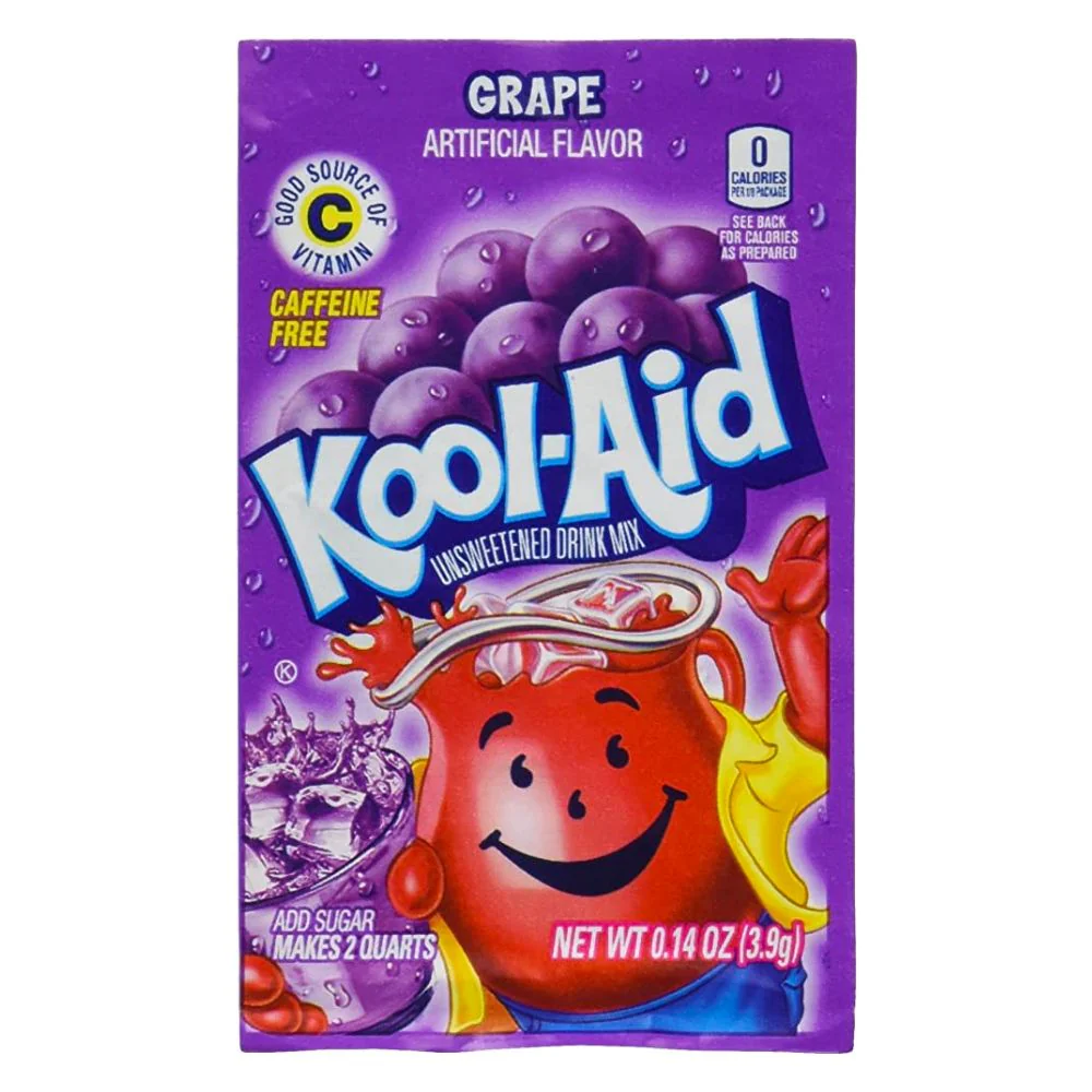 Kool Aid Grape, Getränkepulver mit Traubengeschmack 3,9g