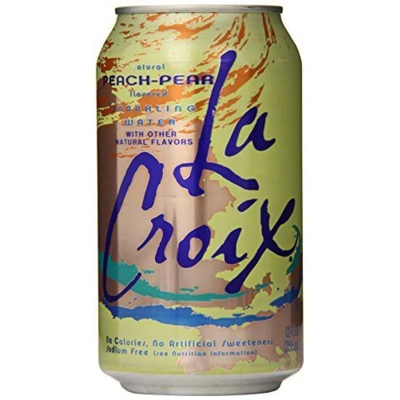 La Croix Peach-Pear, Getränk mit Birnen- und Pfirsichgeschmack, 355 ml