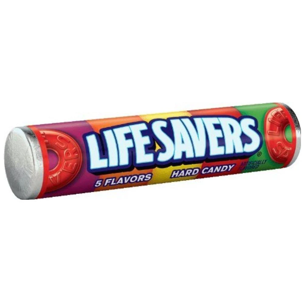 LifeSavers 5 Flavors Hard Candy, Fruchtbonbons 24g