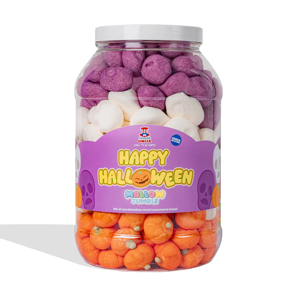 Mallow Jumble "Frohes Halloween", Glas von marshmallow zum Zusammenstellen mit deinen Lieblingsgeschmäckern - Image 3