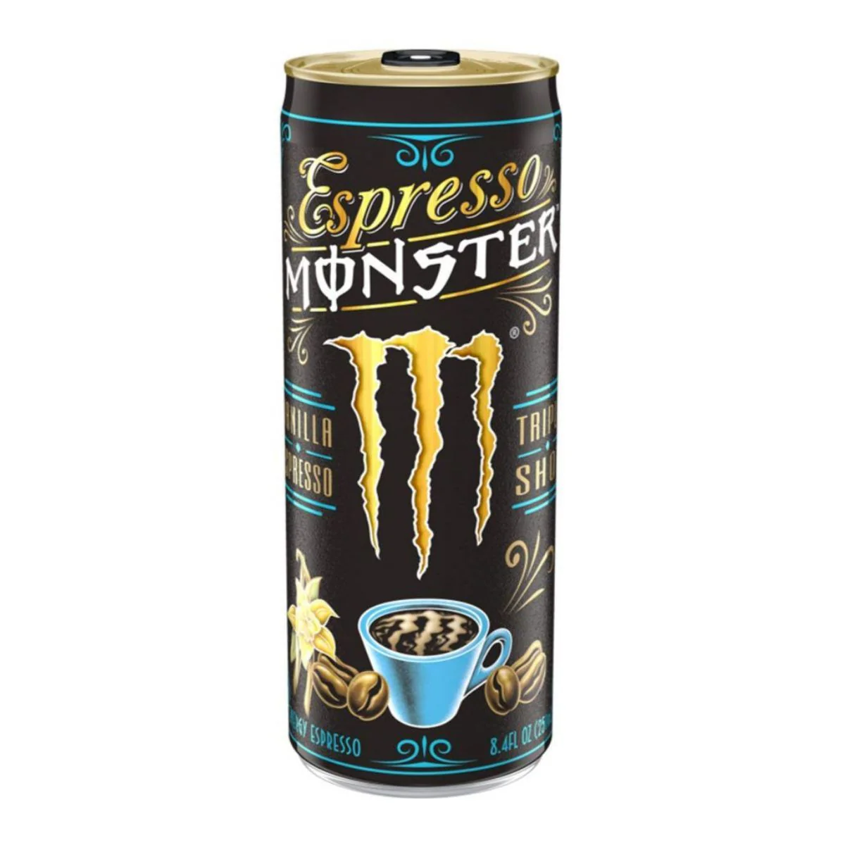 Monster Espresso Energy Vanilla, energy drink mit Vanille aromatisierter Espresso-Kaffee in 250ml