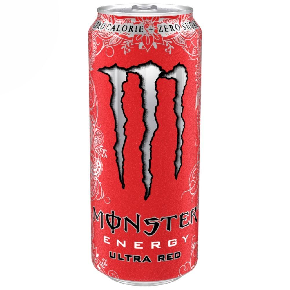 Monster Energy Ultra Red, energy drink mit roten Früchten 500ml