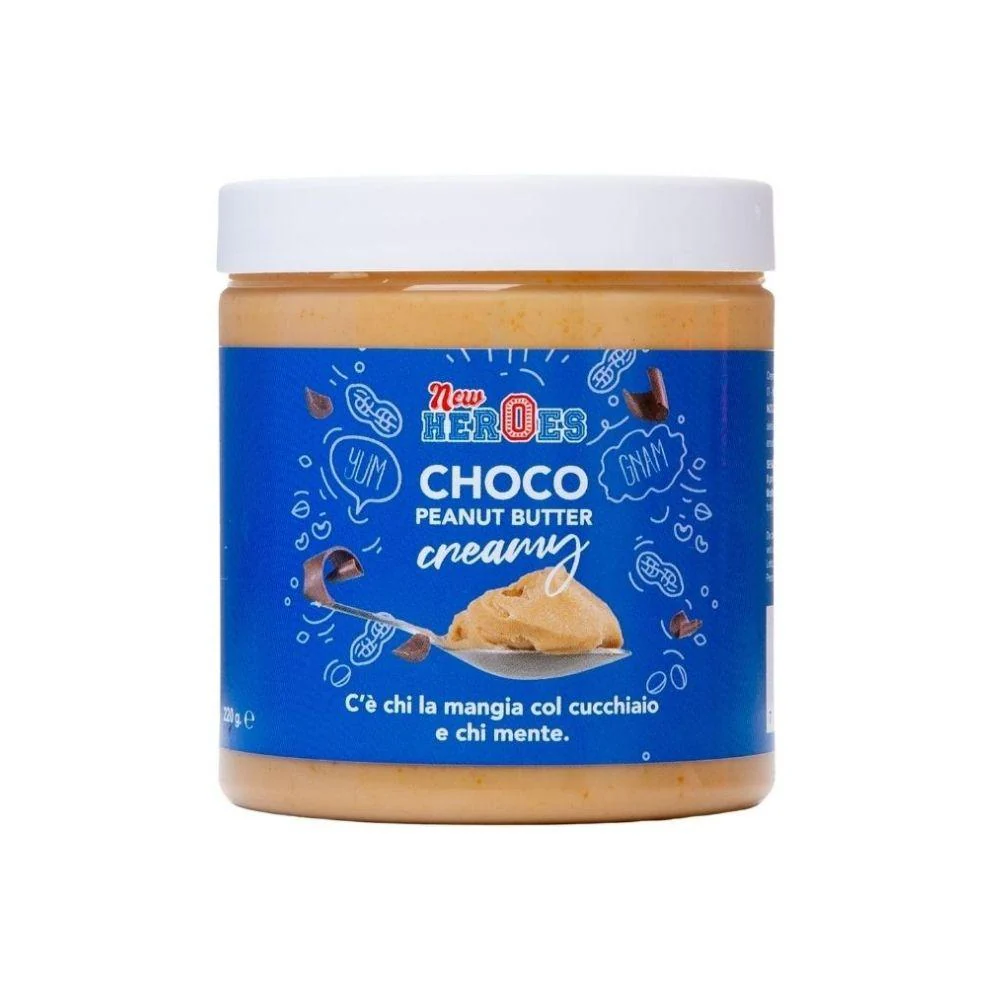 New Heroes Choco Peanut Butter Creamy, Schokoladen- und Erdnussbuttercreme in 220g