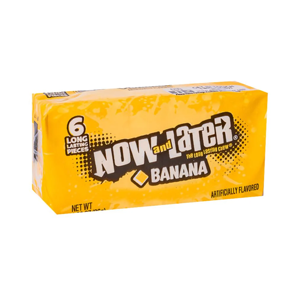 Now Later Banana, 26g Bananenbonbon