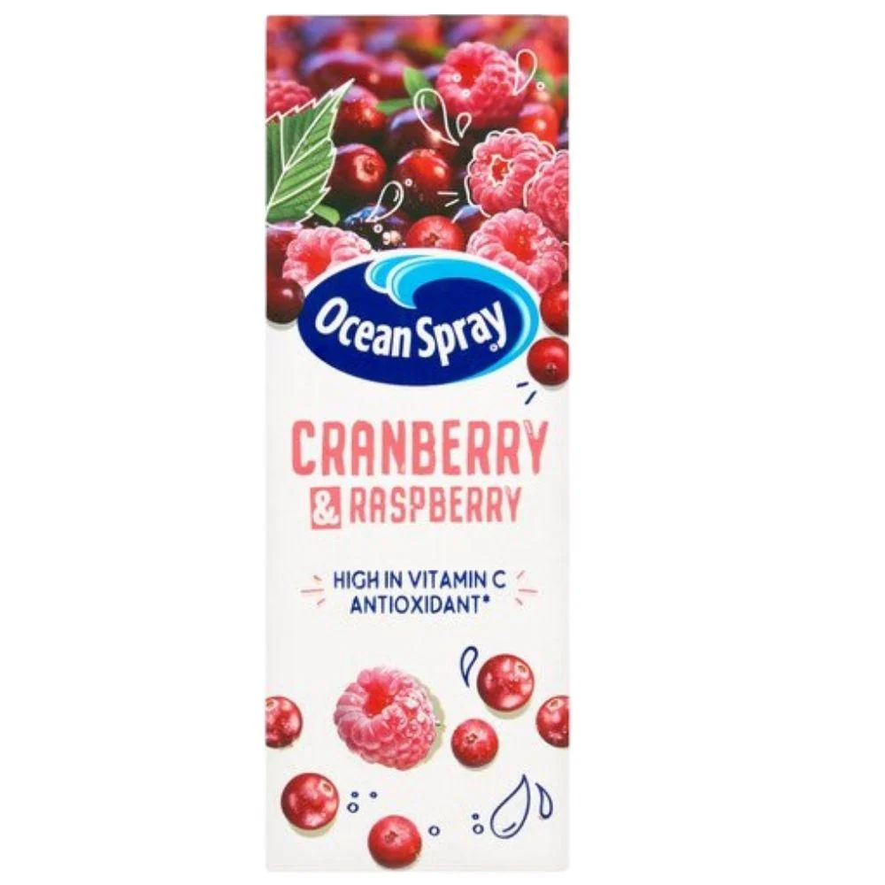 Ocean Spray Cranberry & Raspberry, Cranberry- und Himbeersaft 1lt