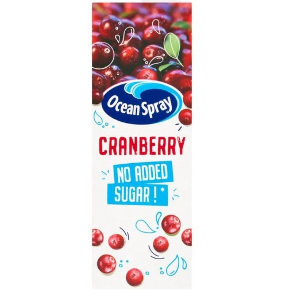 Ocean Spray Cranberry No Added Sugar, zuckerfreier Cranberrysaft in 1l