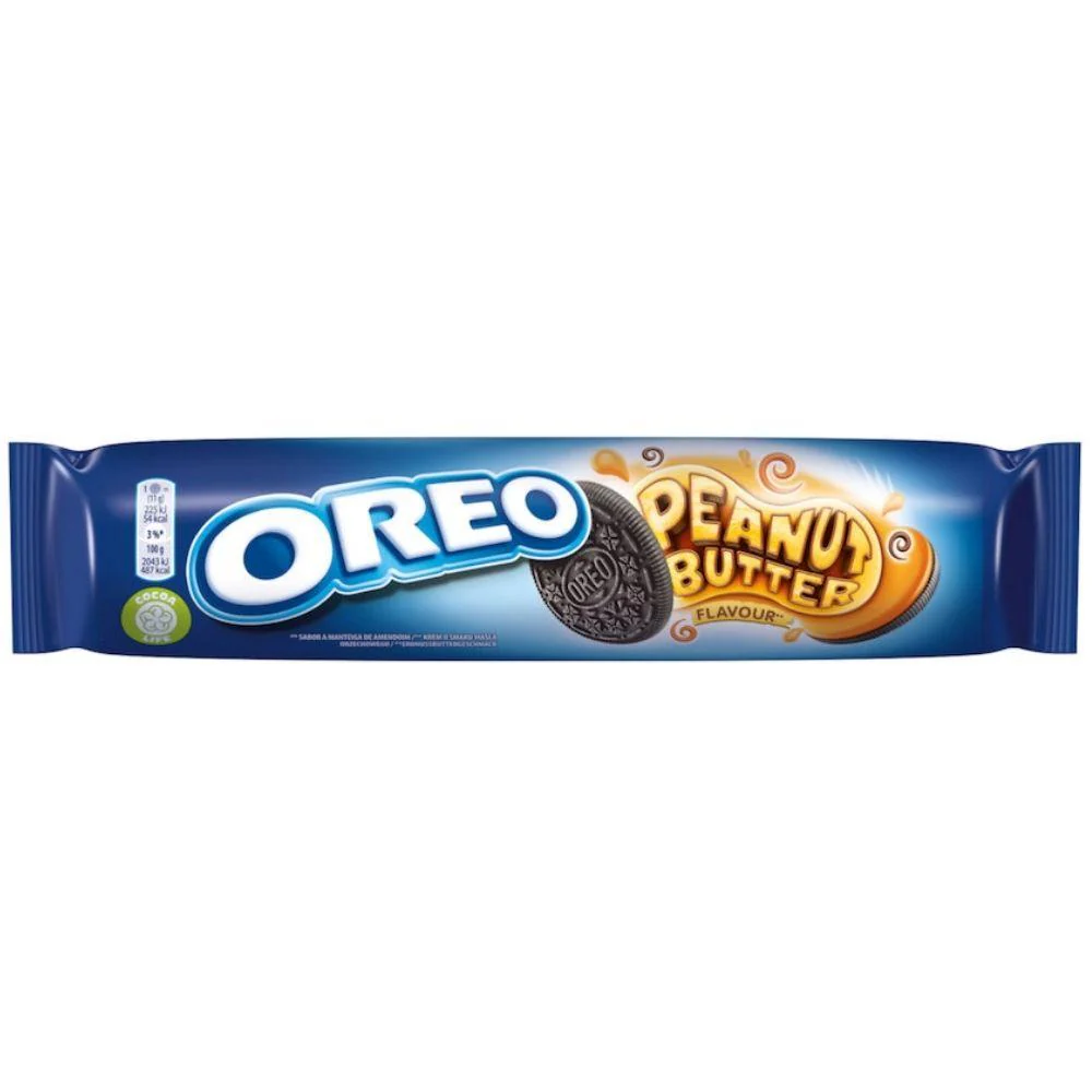 Oreo Peanut Butter, Erdnussbutterkekse 154g
