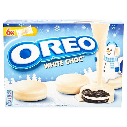 Oreo Snowy White Choc, weiße Schokoladenkekse mit 246g