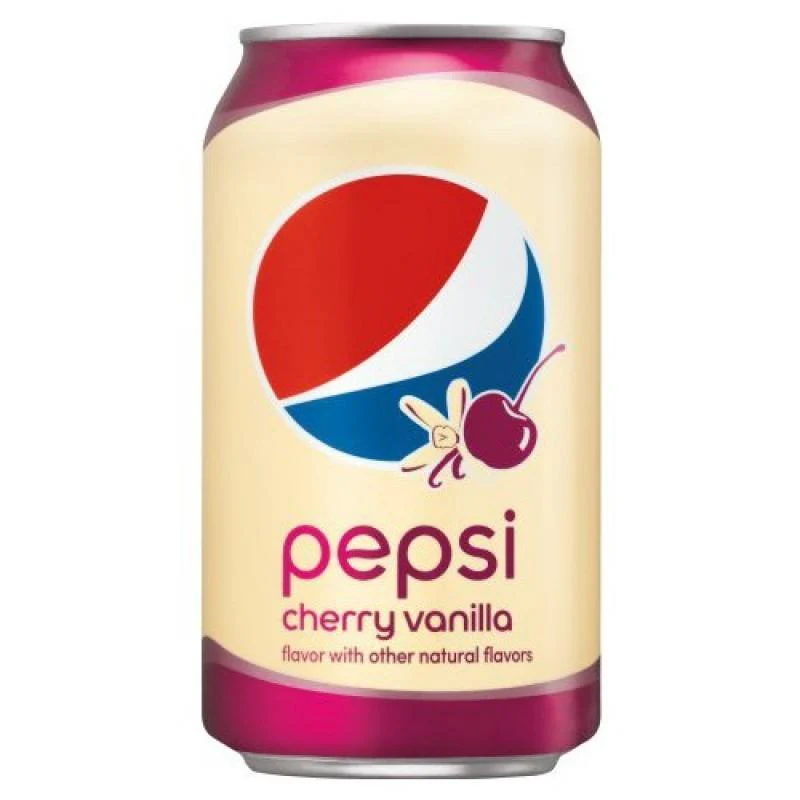 Pepsi Cherry Vanilla, Kirsch- und Vanillesoda in 355 ml