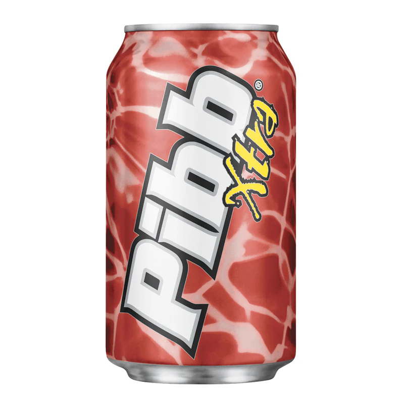 Pibb Xtra, Kirschgewürz-Soda in 355 ml